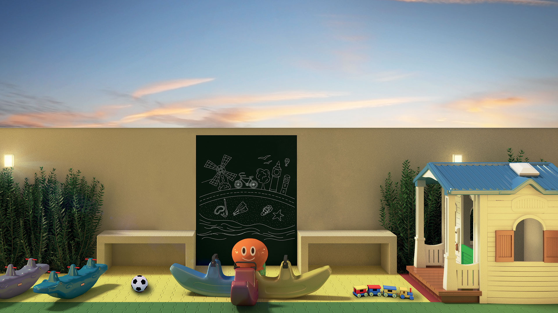 Perspectiva Artística do Playground